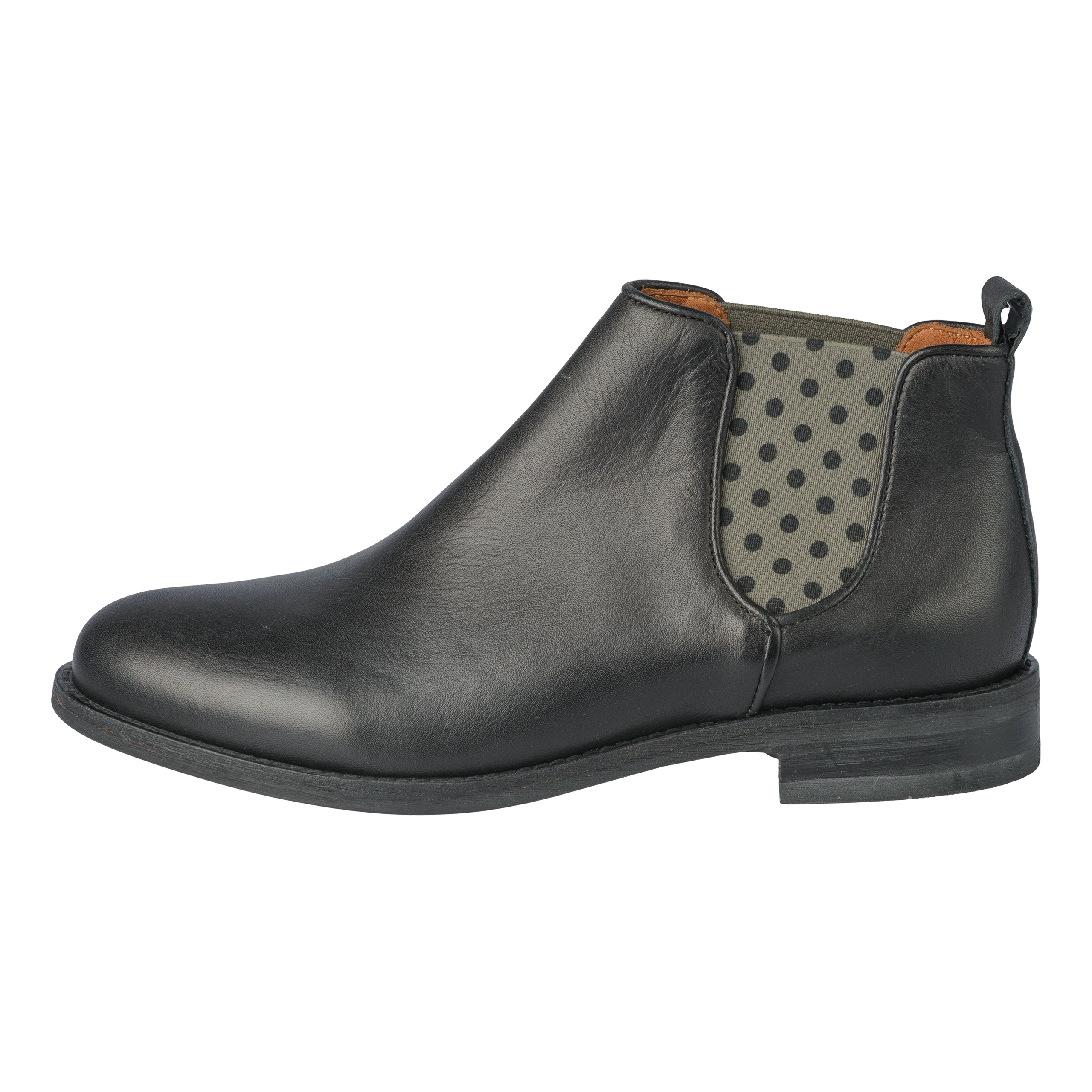 CHELSEA Chelsea-booty-Naturleder-Schuh-schwarz-top