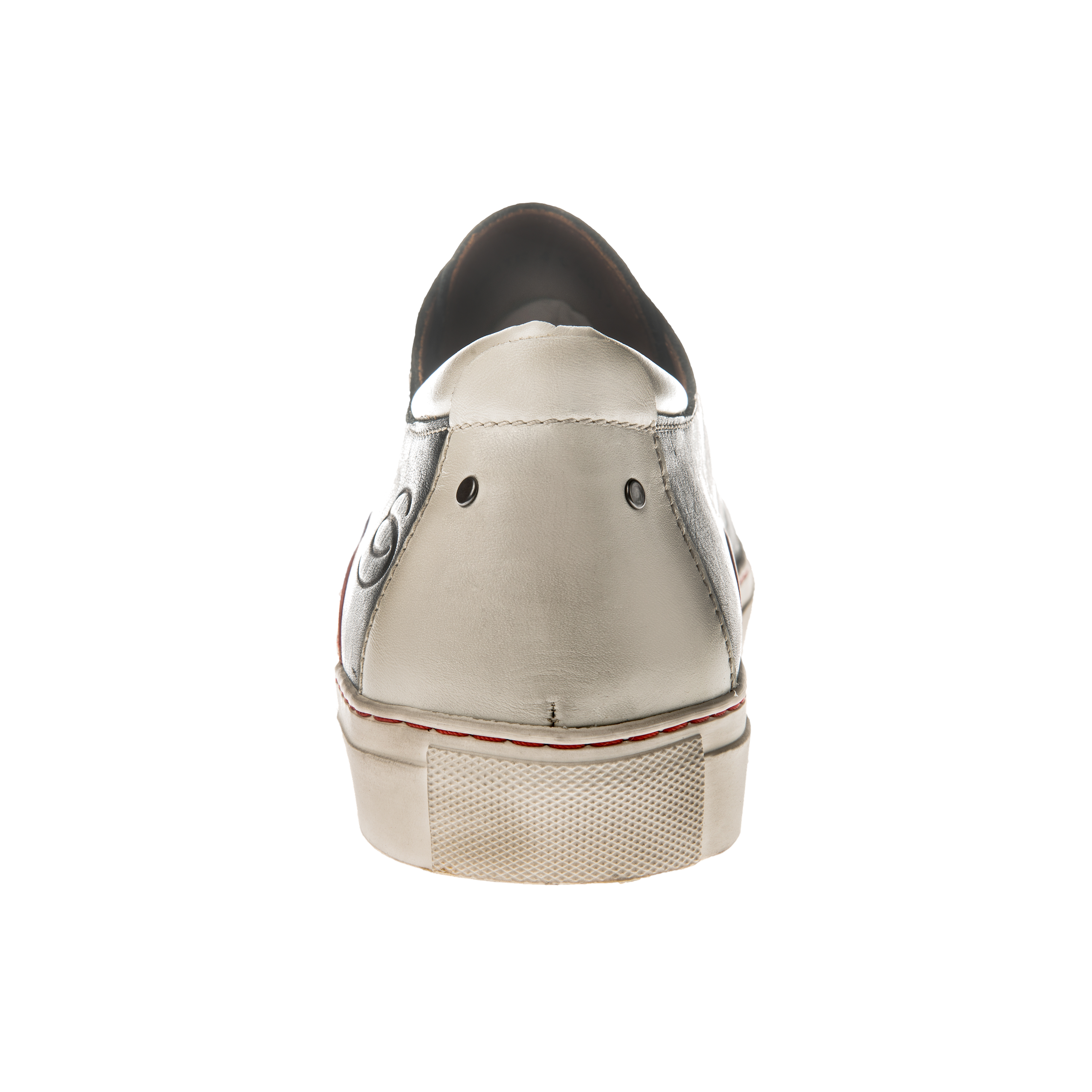 Tennis-Sneaker-Naturleder-Schuh-Ferse