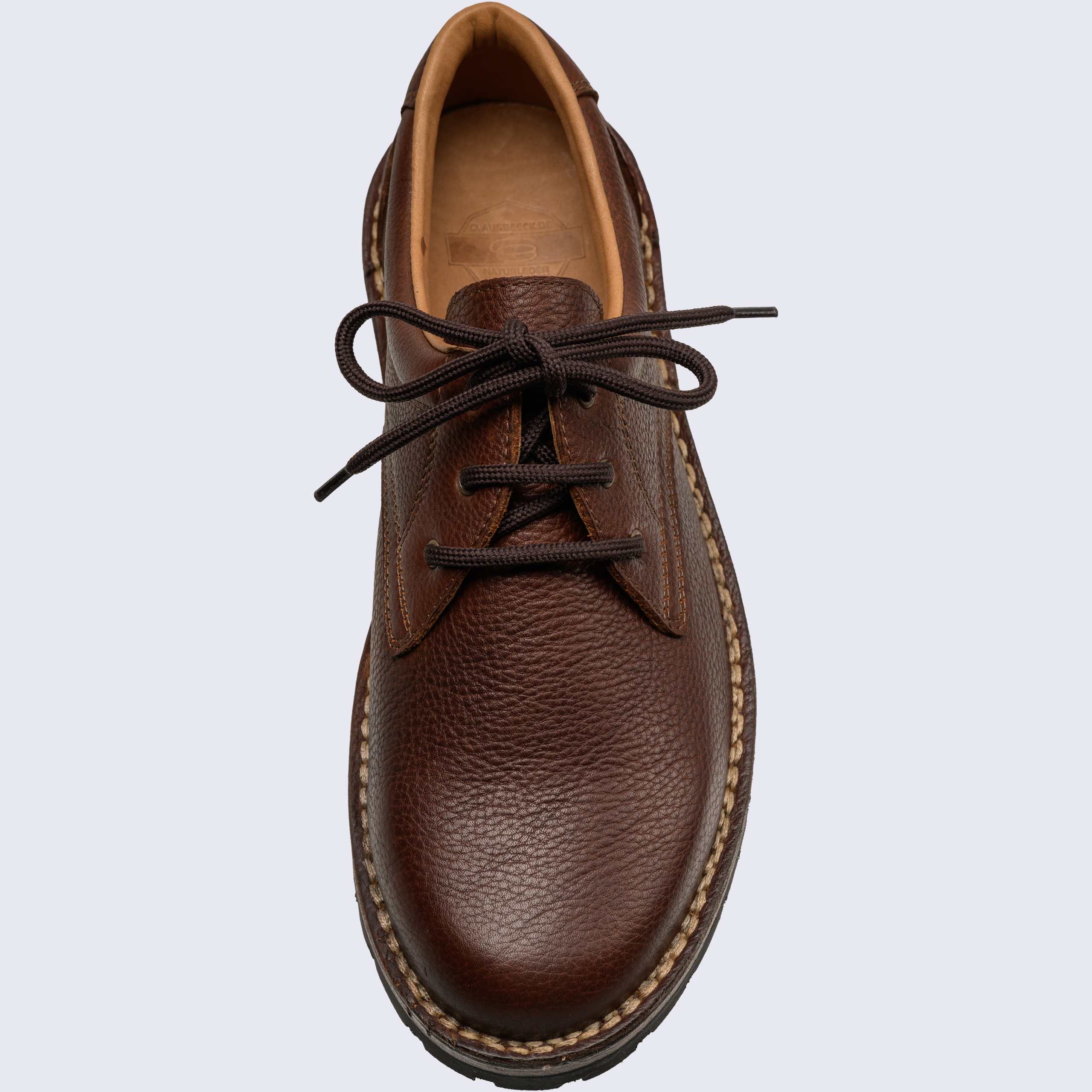 EveryWhere-Traditionelles-Naturleder-Schuh-Handwerk-braun-top