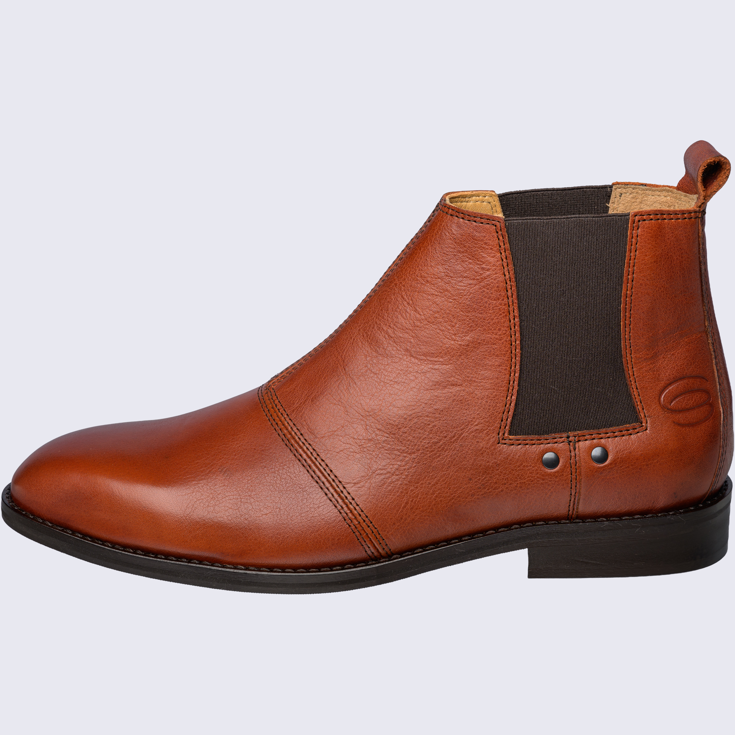 ABBEY ROAD AbbeyRoad-Chelsea-Boot-Naturleder-Schuh-cognac