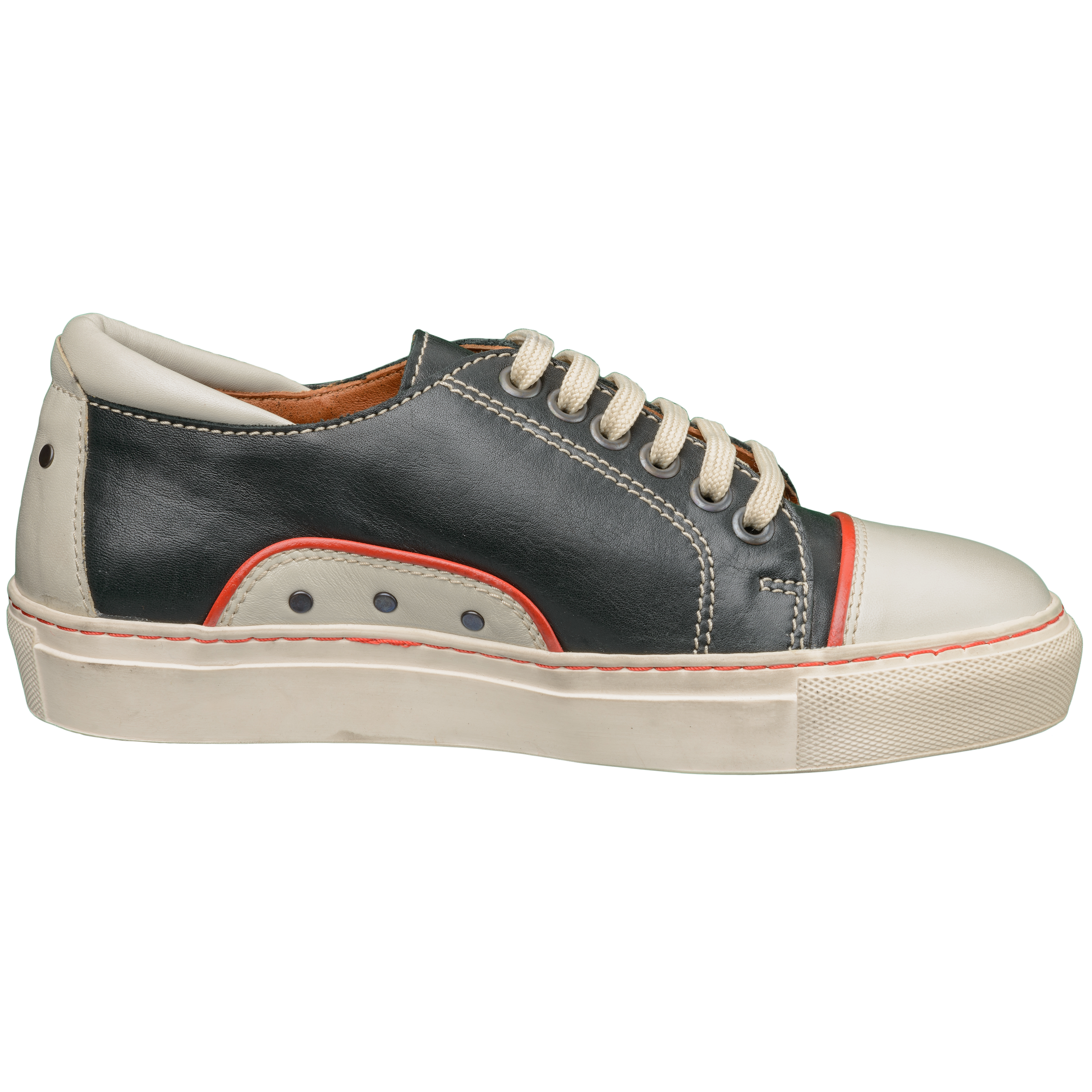 Tennis-Sneaker-Damen-Naturleder-Schhuh-schwarz-innen Tennis-Sneaker-Damen-Naturleder-Schhuh-schwarz-innen