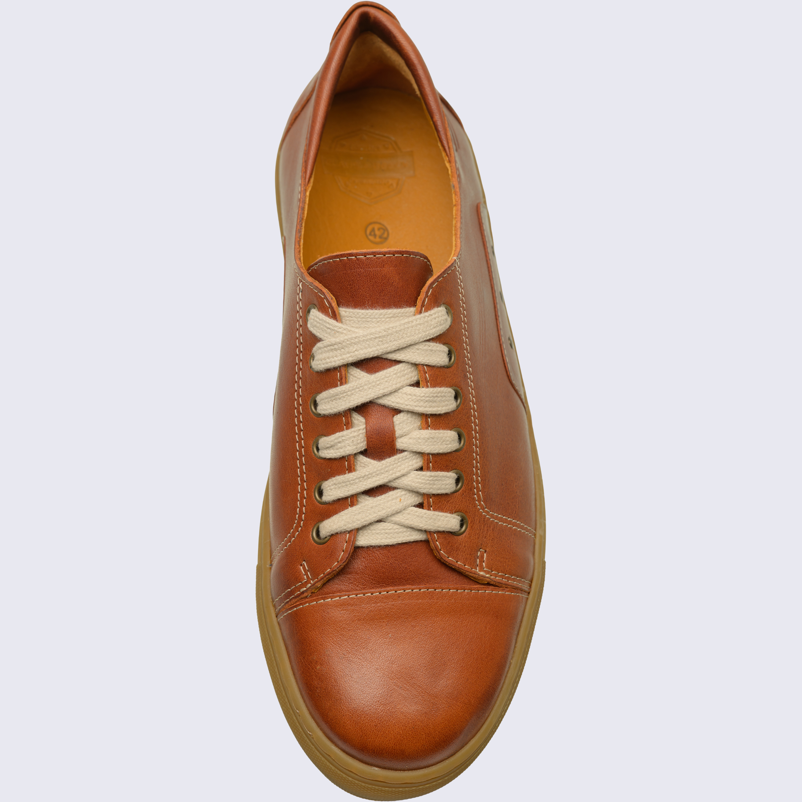 Badminton-Sneaker-Naturleder-Schuh-braun-honeysole-top Badminton-Sneaker-Naturleder-Schuh-braun-honeysole-top