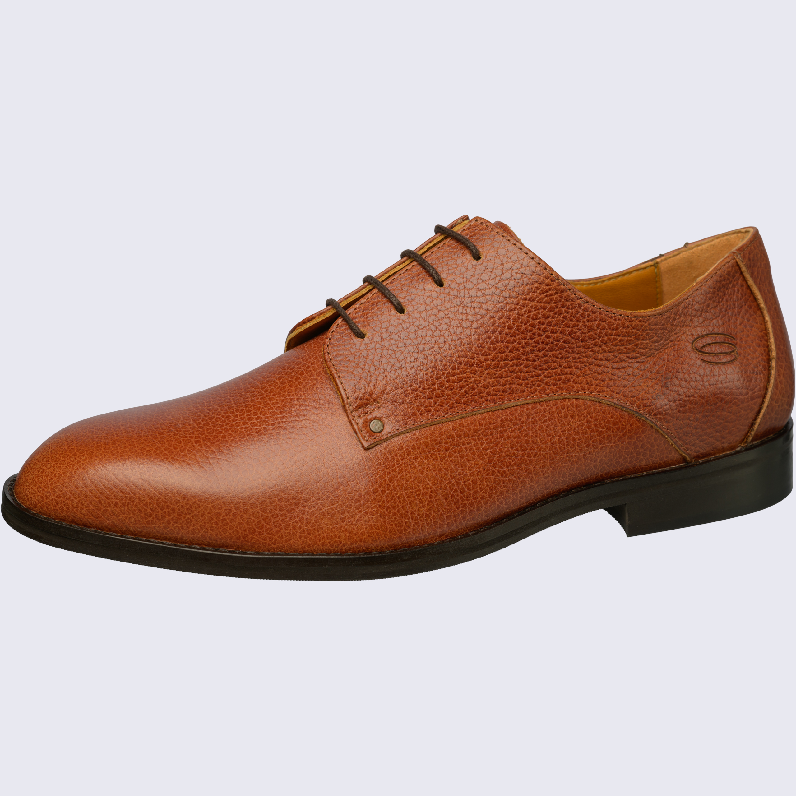 SUCCESS Success-Fashion-Business-Naturleder-Schuh-cognac