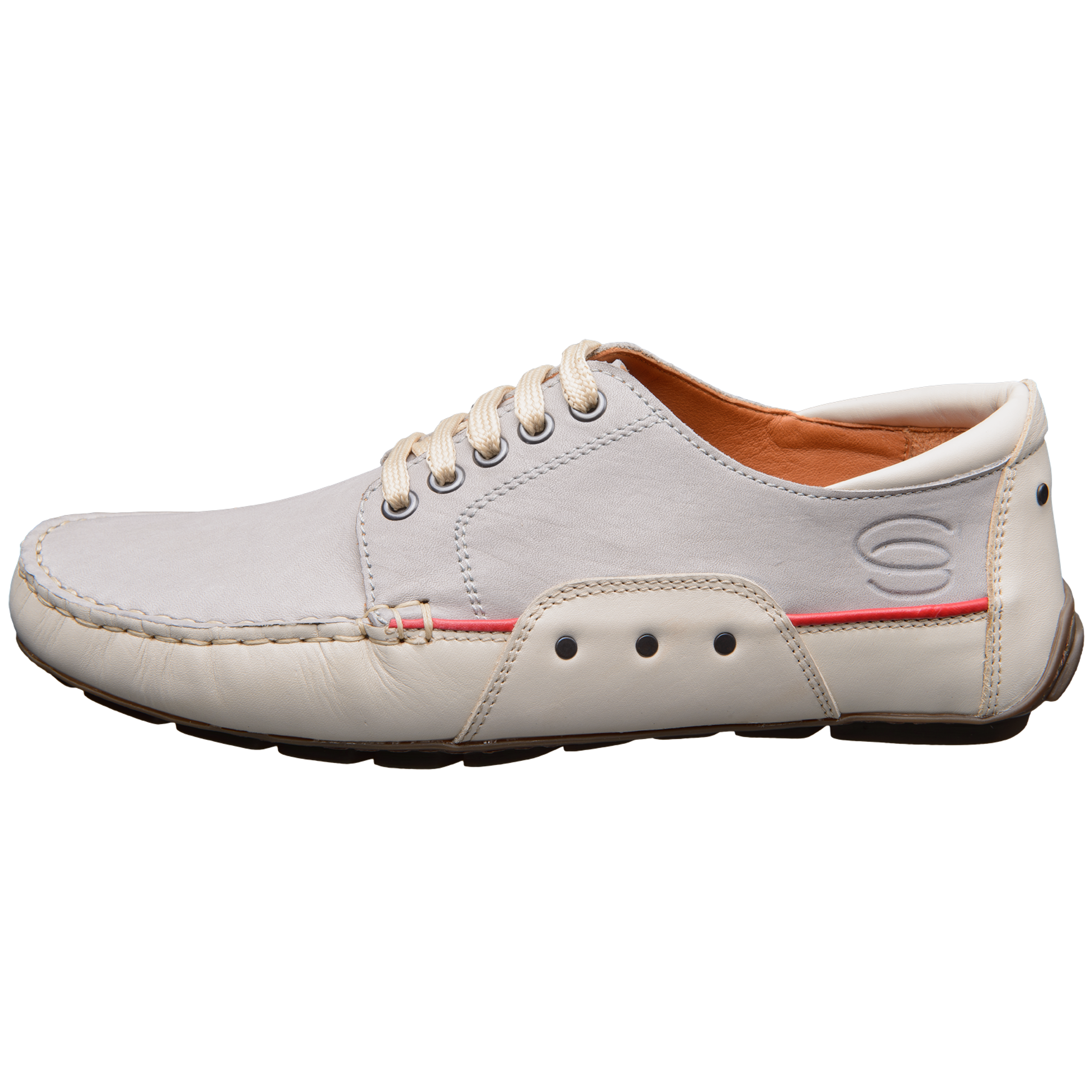 SummerSports-Mokassin-Naturleder-Sneaker-hellgrau