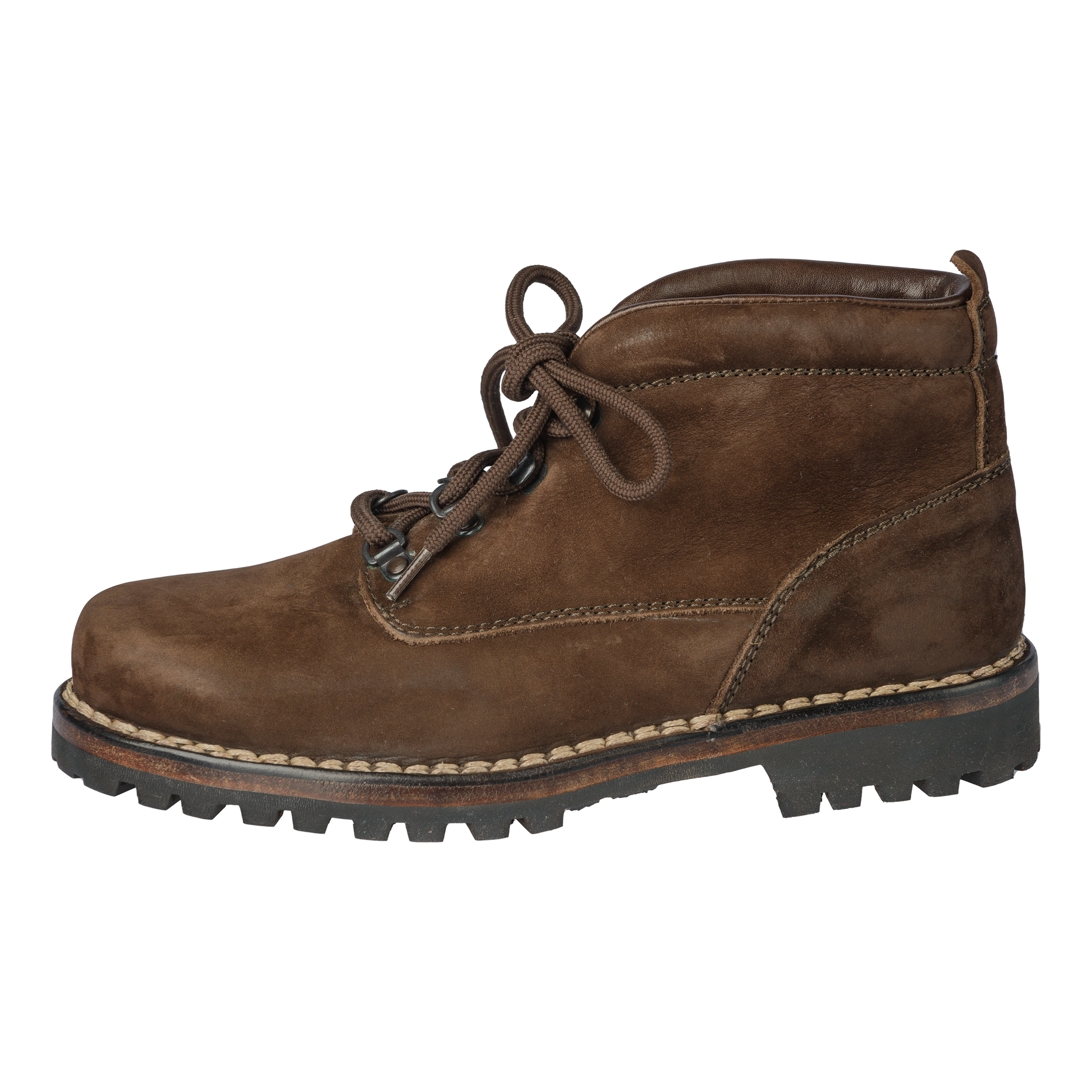 TREK Trek-Boot-Naturleder-Schuh-doppelflex-genaeht