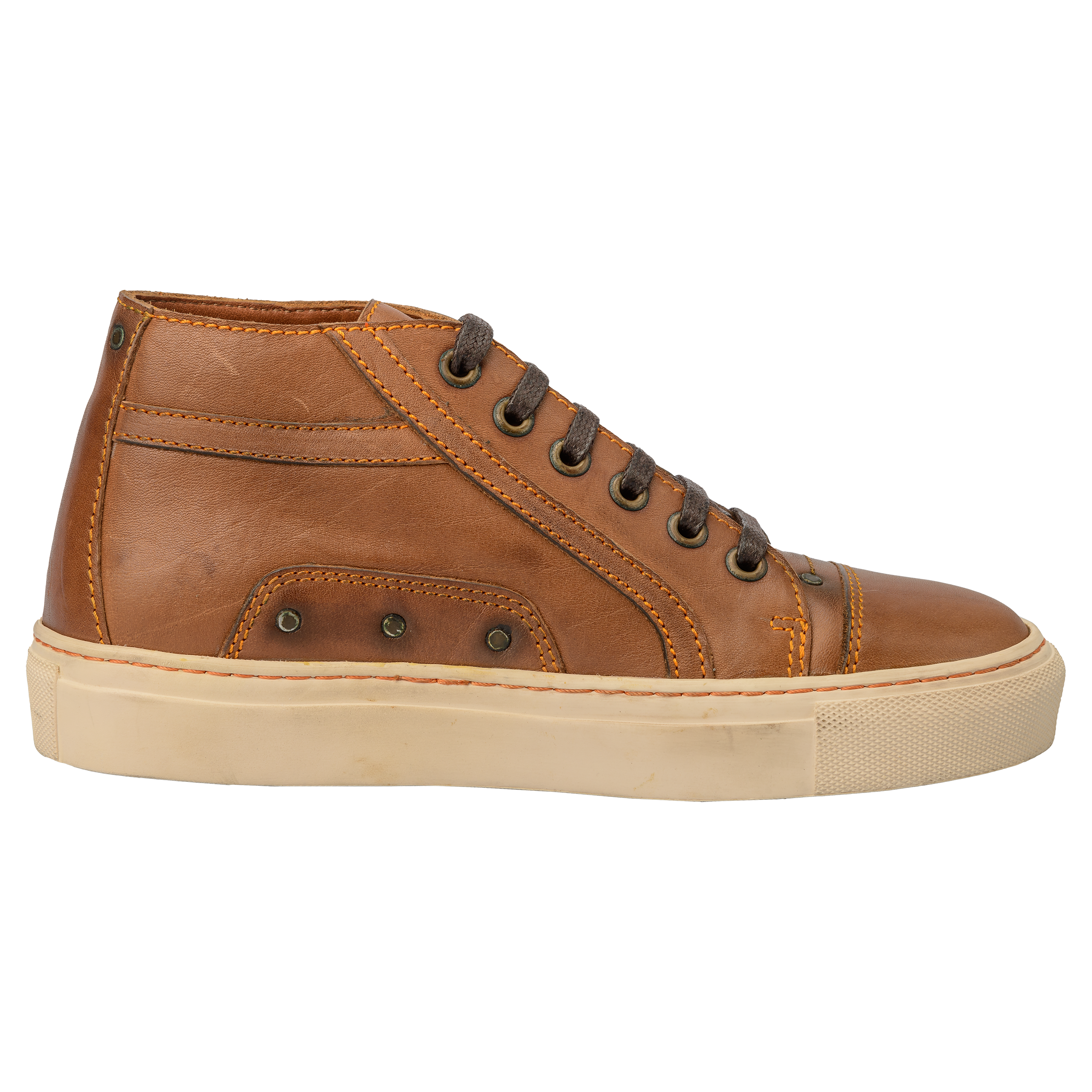 Basket-Sneaker-Booty-Naturleder-Schuh-Damen-unibraun-innen Basket-Sneaker-Booty-Naturleder-Schuh-Damen-unibraun-innen