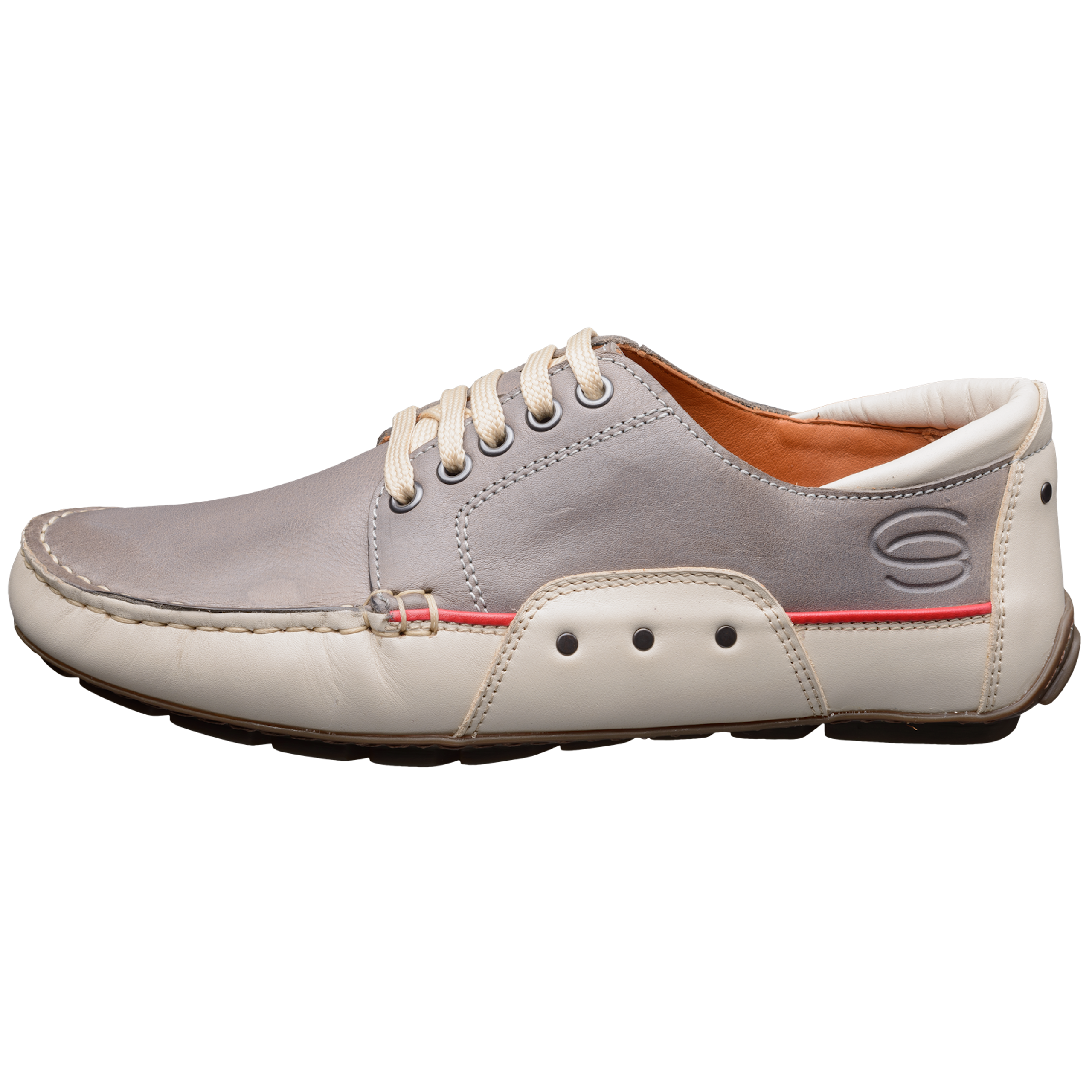 SummerSports-Mokassin-Naturleder-Sneaker-dklgrau