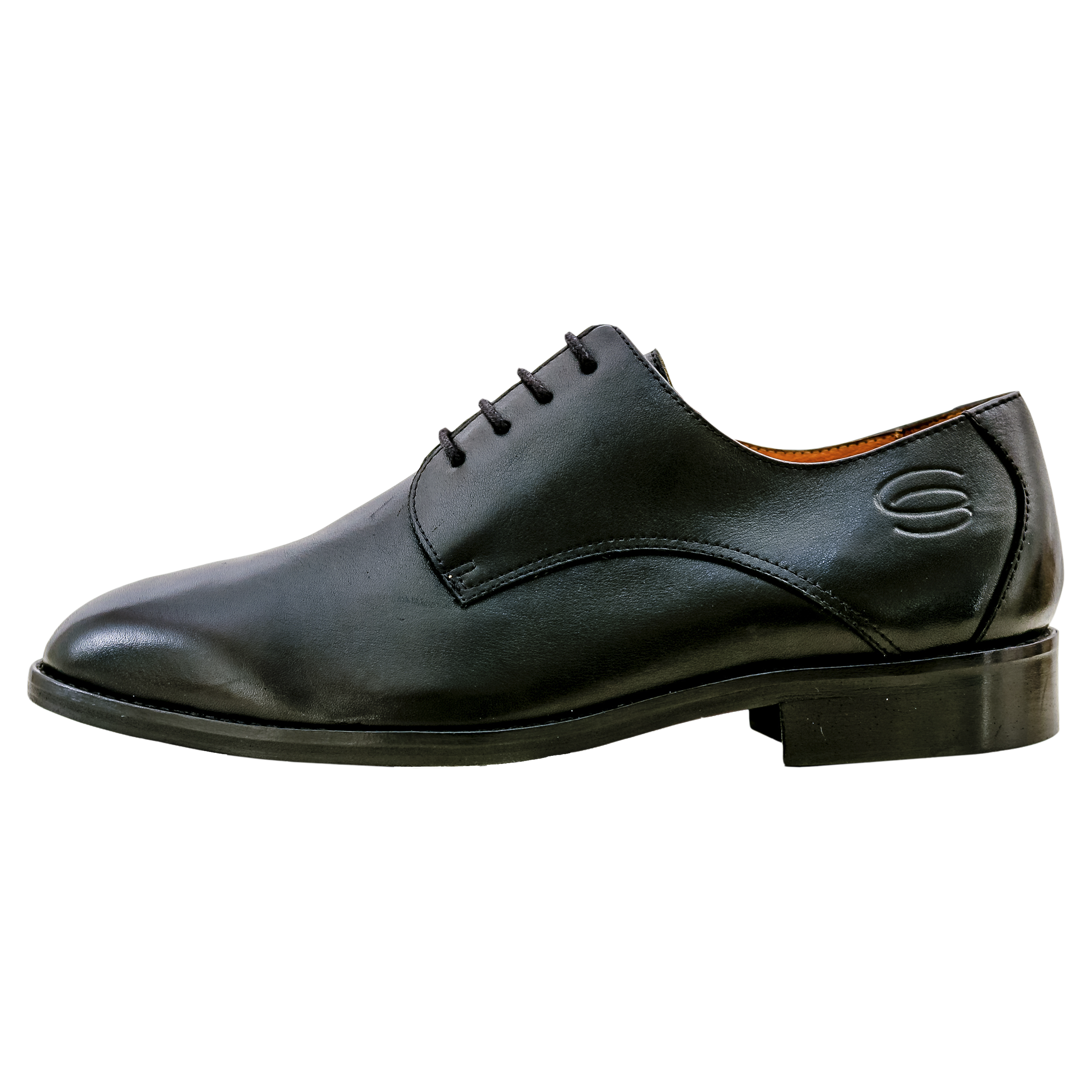 SUCCESS Success-Blake-genaeht-Naturleder-Schuh-schwarz