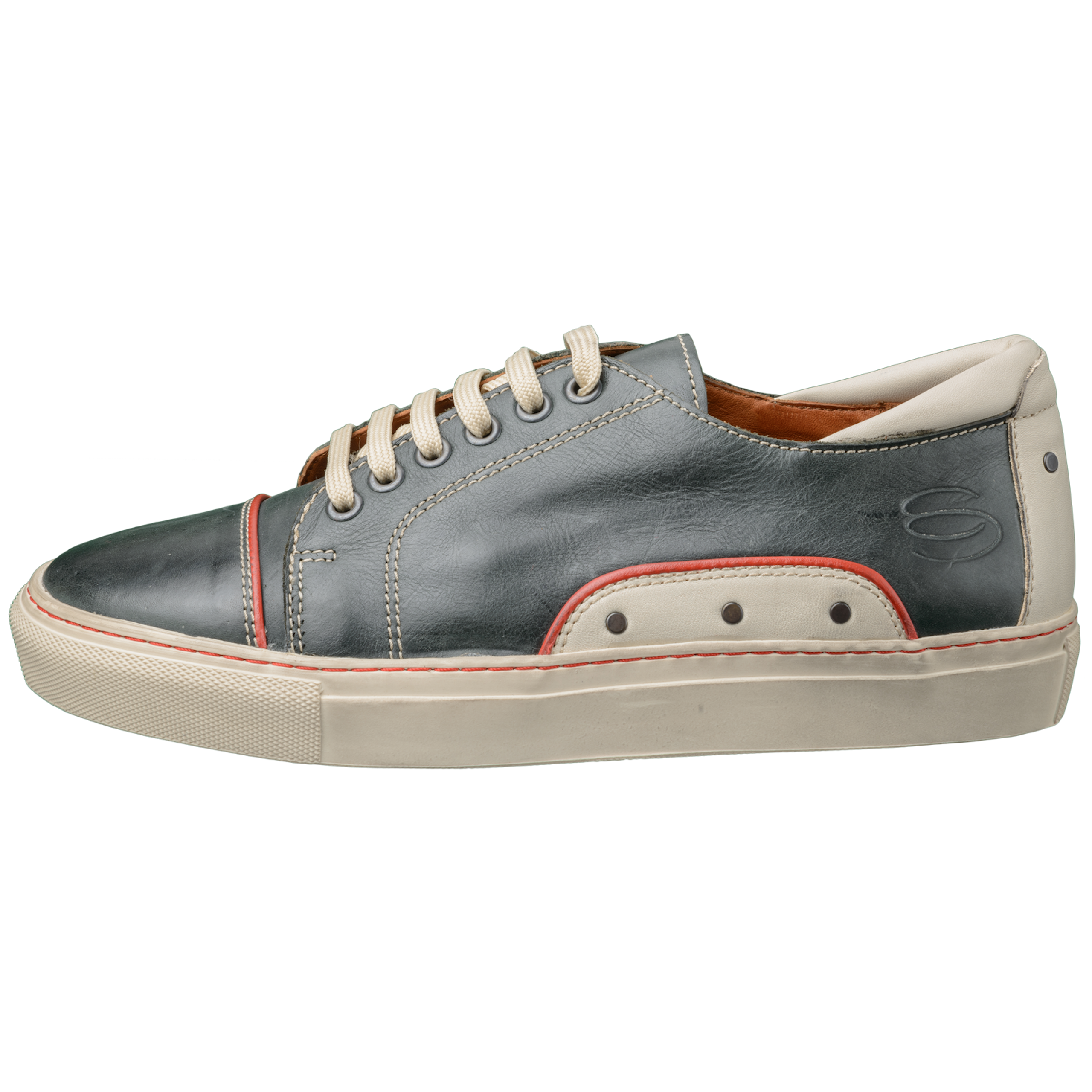 SKATE Skate-Skate-Sneaker-Naturleder-Schu-antracite
