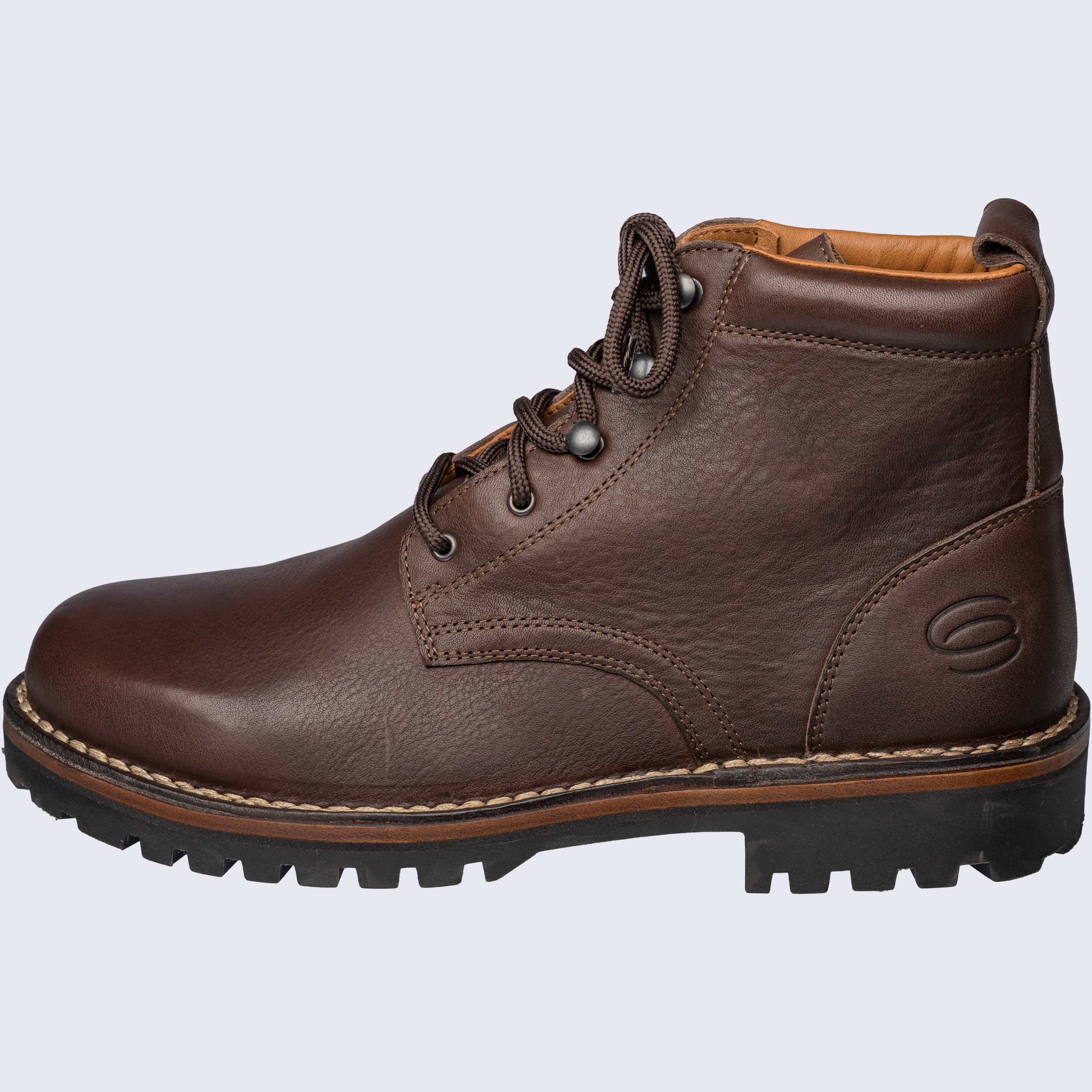 HEAVY DUTY Herren Heavy-Duty-Boot-Mountain-men-Naturleder-Schuh-wood
