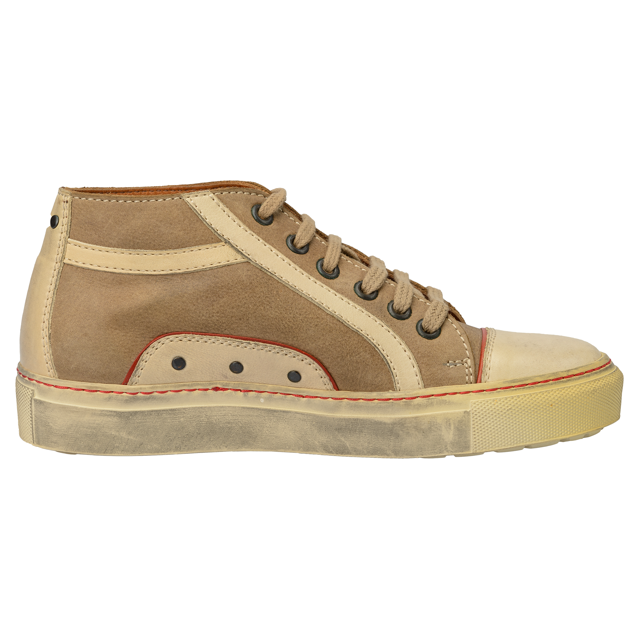 Basket-Sneaker-Booty-Naturleder-Schuh-Damen-khaki-innen Basket-Sneaker-Booty-Naturleder-Schuh-Damen-khaki-innen