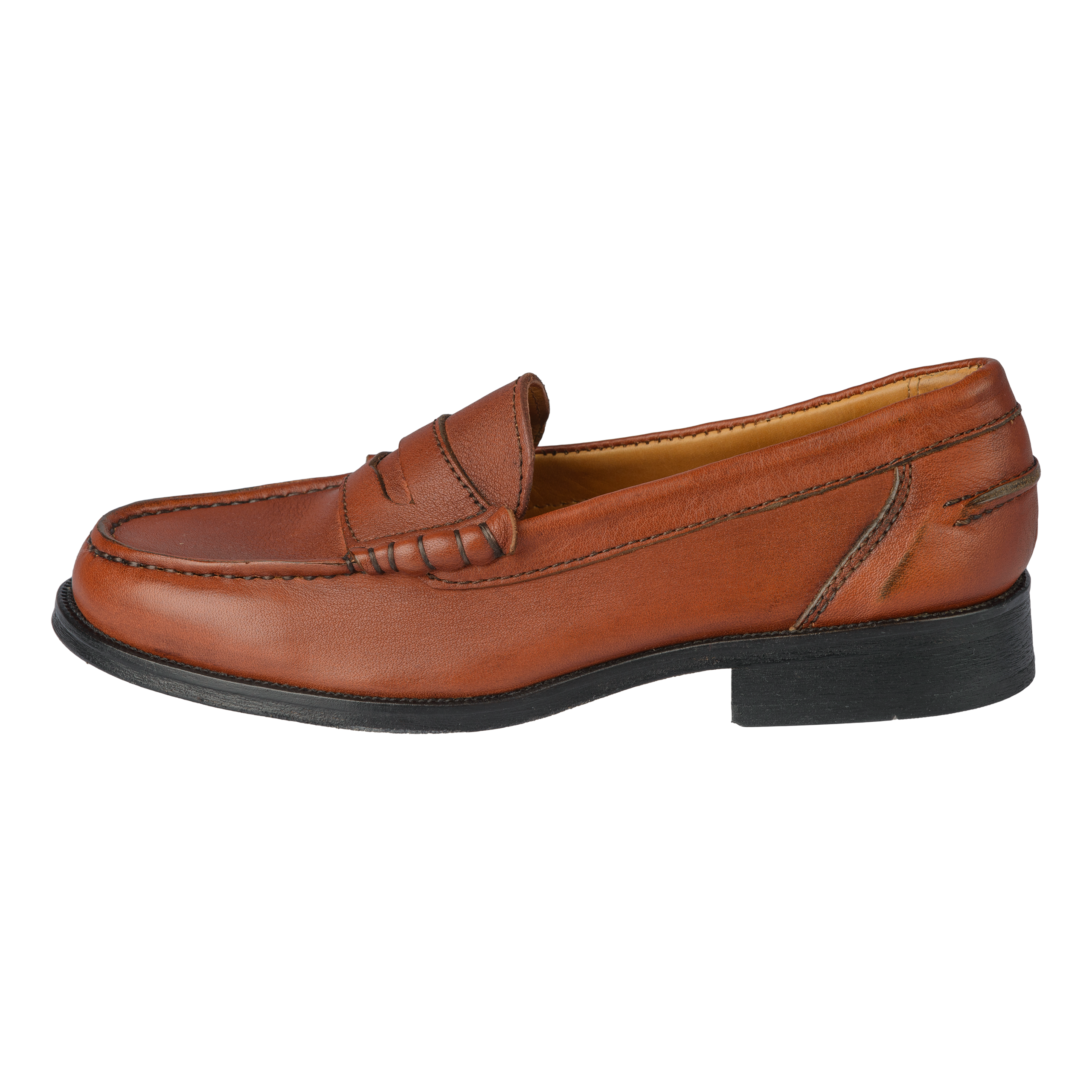 COLLEGE College-Naturleder-Schuh-mbraun