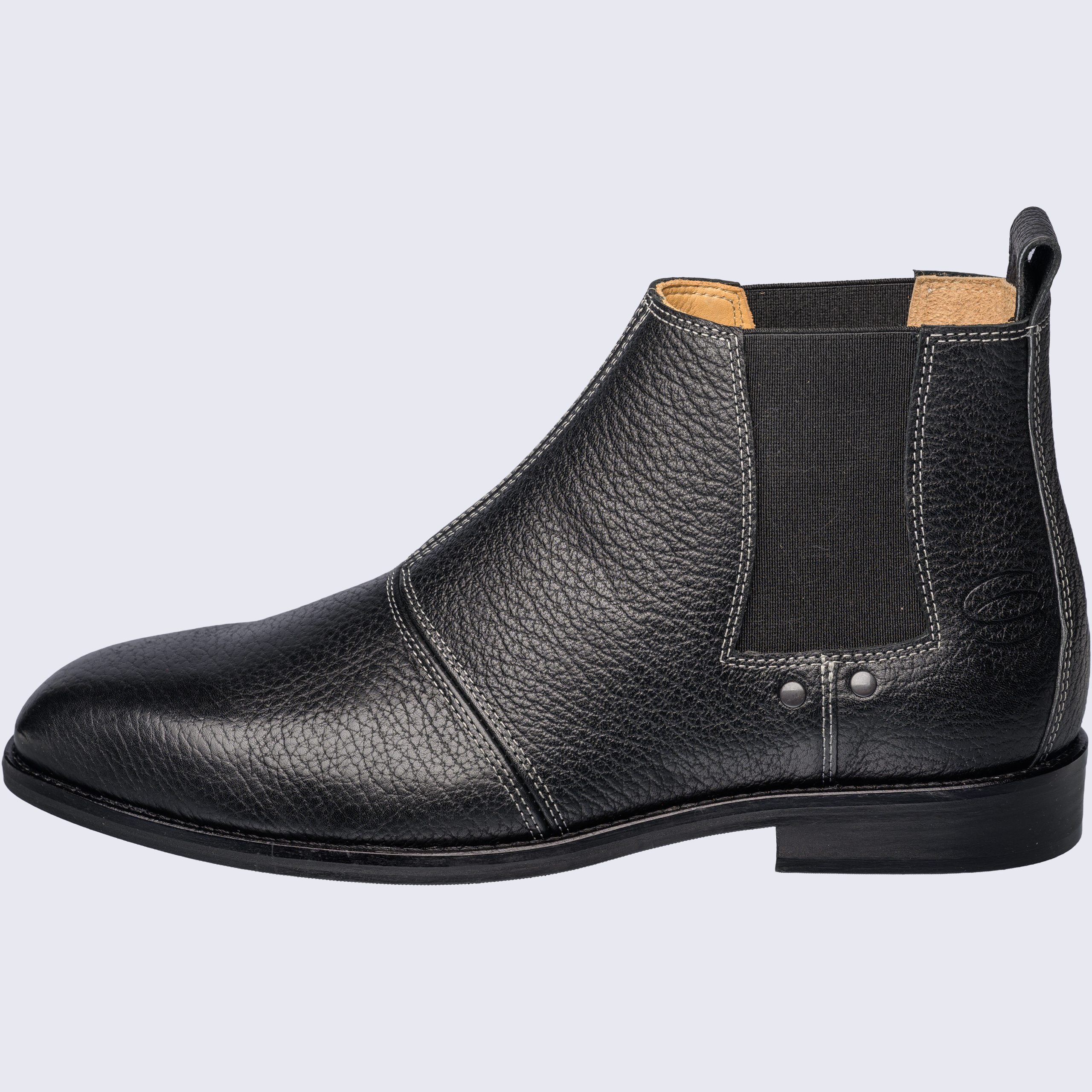 ABBEY ROAD AbbeyRoad-Chelsea-Boot-Naturleder-Schuh-schwarz