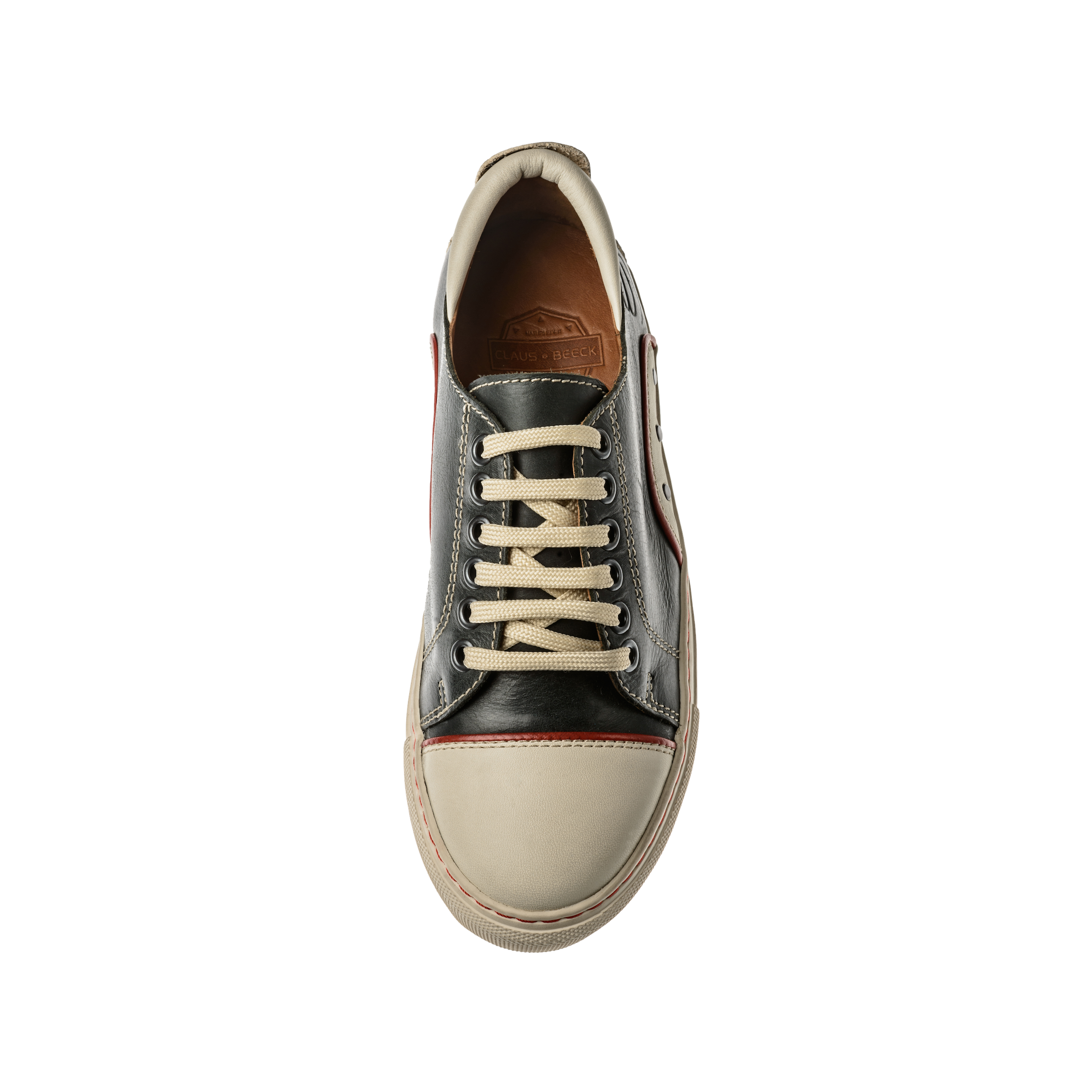 Tennis-Damen-Sneaker-Naturleder-Schuh-bleu-innentop Tennis-Damen-Sneaker-Naturleder-Schuh-bleu-innentop