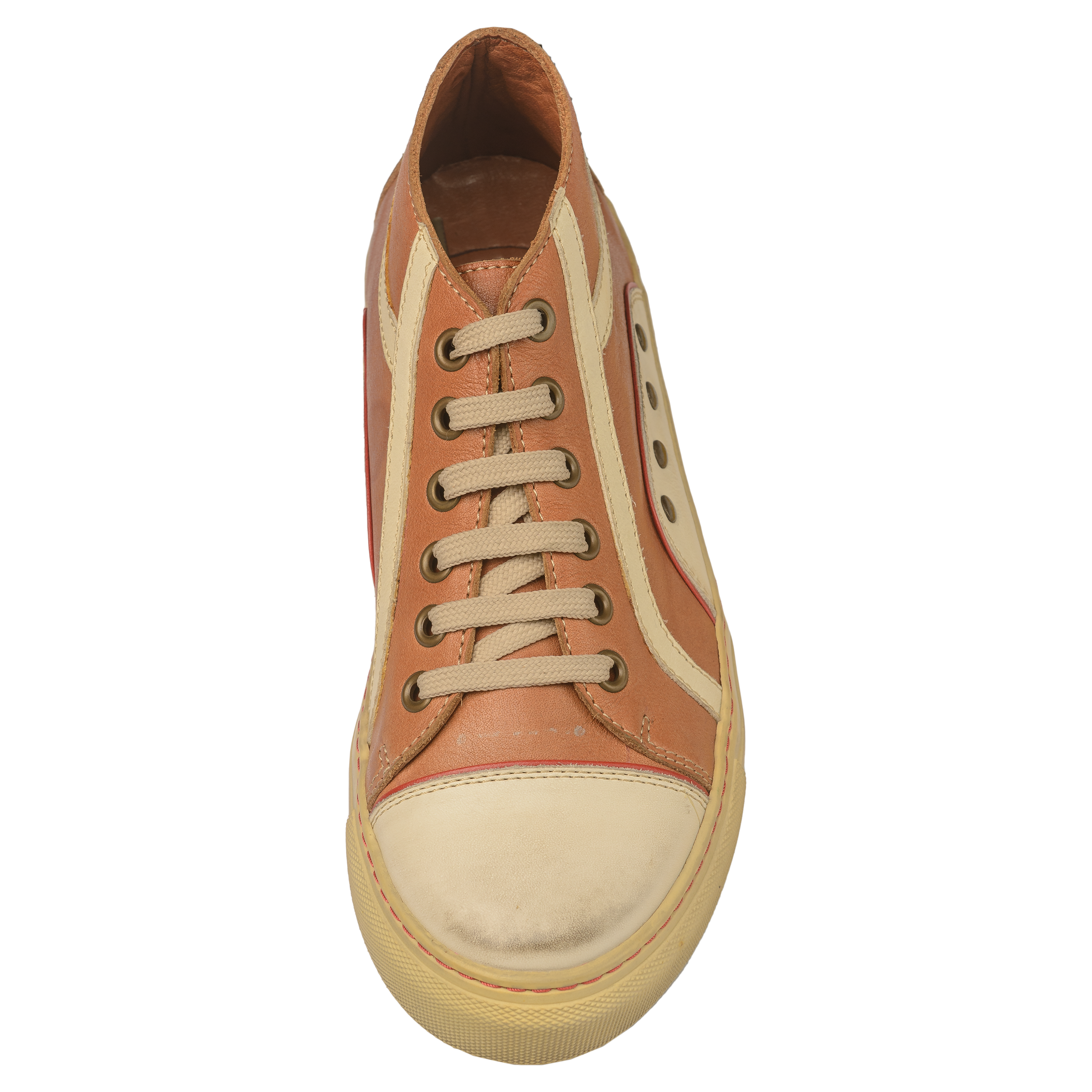 Basket-Sneaker-Booty-Naturleder-Schuh-cognac-innentop Basket-Sneaker-Booty-Naturleder-Schuh-cognac-innentop